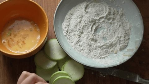 Preparing Zucchini Frying Step-by-step Guide Stock Footage Video (100% Royalty-free) 3744345869 | Shutterstock