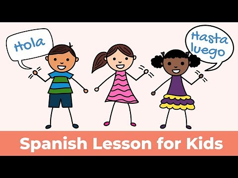 Spanish for Kids: Say Greetings and Farewells in Spanish | Learn with Actions!