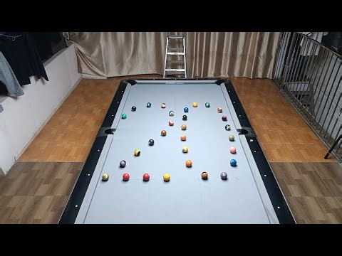 Number 20 Pool challenge with 30 balls