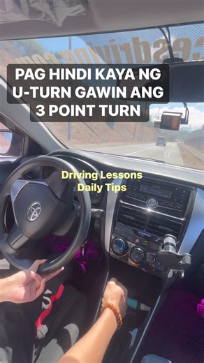 117K views · 752 reactions | PAG HINDI KAYA NG U-TURN GAWIN ANG 3 POINT TURN #drivinglessons #drivingtips #dailytips | Driving Lessons | Facebook