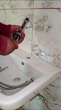 How to install a basin faucet by yourself.