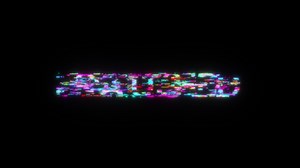 Download PAUSED colorful flicker light glitch text effect loop for free