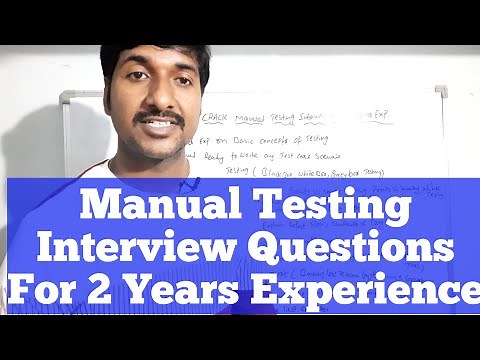 How to Prepare Manual Testing Interview Questions for 2 Years Experience