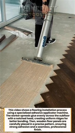 Smart Flooring Machine Speeds Up Wood Installation #Flooring #Construction #DIY