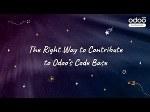 The Right Way to Contribute to Odoo's Code Base