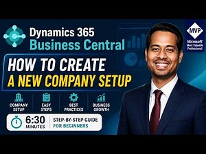 Dynamics 365 Business central - How to create a new company setup