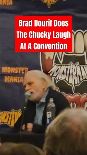 Brad Dourif Does the Chucky Laugh #monstermania #chucky #braddourif