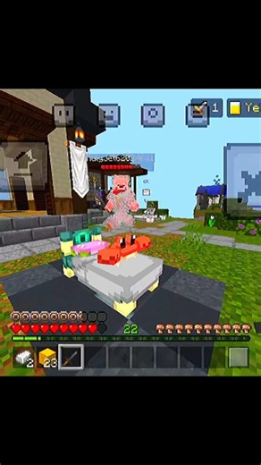 The insane bedwars rush 🥶😨#short