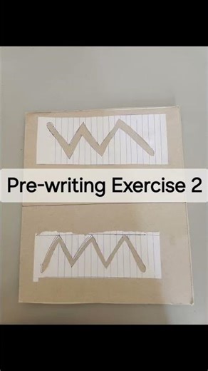 DIY Pre-Writing Exercise Board. #education #writing #phonics #teacher #parenting #learning