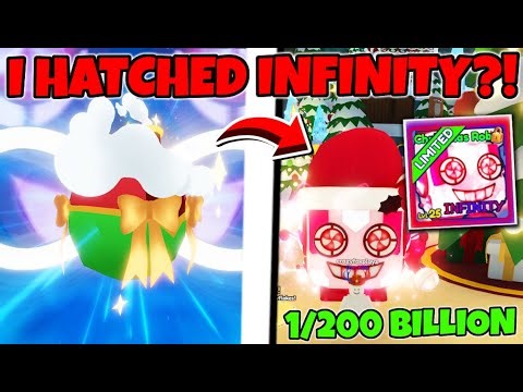 I Hatched ANOTHER INFINITY PET In Bubble Gum Simulator INFINITY