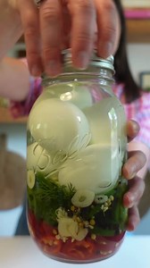 6.8K views · 72 reactions | This recipe for pickled eggs is every bit as nostalgic—but it's loads more appealing than those gallon-sized jars are the gas station: https://bit.ly/43jHtSM | Southern Living | Facebook