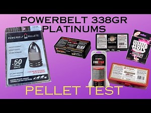 PowerBelt 338gr Platinum Pellet Test