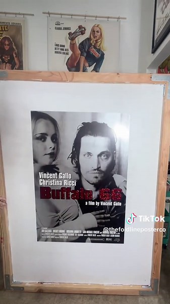 Restoration of a Vintage Poster with Glitter