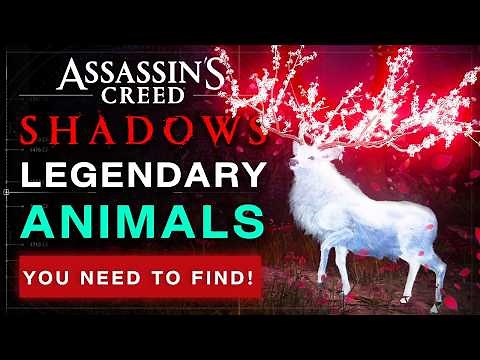 Assassin's Creed Shadows - Do Not Skip These 5x Secret Legendary Animals... (Locations & Rewards)