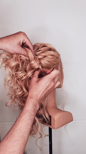 Boho Hair Updo Tutorial: Twisting Technique with Elastics and Bobby Pins