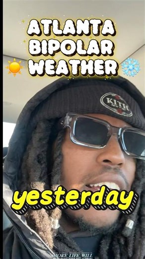 Tired Of This Goofy Ahh Weather! ❄️☀️🤦🏽‍♂️#atlanta #weather #bipolar #funny #cold #winter #fyp