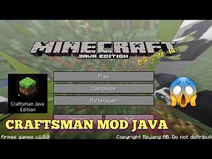 craftsman mod java edition | download craftsman mod java edition