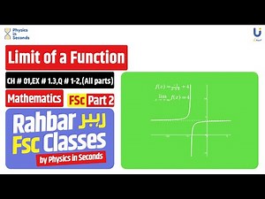 Math - Limit of a Function - FSc & I.C.S Part II