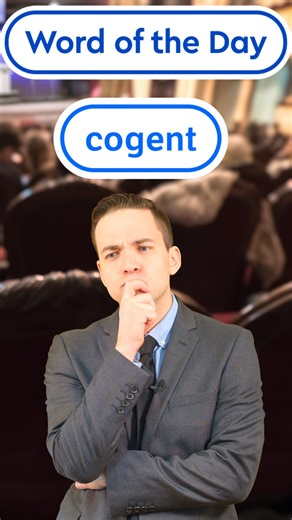 4.1K views · 48 reactions | Our #WordOfTheDay is cogent, meaning convincing or compelling. What's the most cogent argument you've ever heard that changed your perspective? | Dictionary.com | Facebook