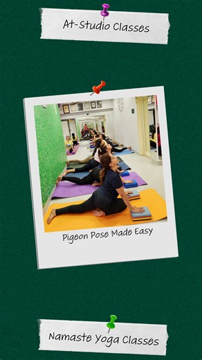 Stop struggling with Pigeon Pose! 🧘♀️ Most people find Pigeon Pose difficult because their hips and side body aren't ready yet. In today’s session at NYC, we’re using the wall to prep your body correctly. The Prep Routine: ✅ Janushirasana: To open the hamstrings. ✅ Gate Pose (Parigrahasana): To create space in the side body. ✅ Wall Pigeon Variation: For a deep, safe hip opener. Save this for your next practice and let me know how it felt! 👇 (Namaste Yoga Classes, Wall Yoga, Pigeon Pose, Yoga T