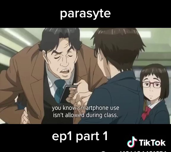 #foryoupage #anime #parasite episode 1 part 1