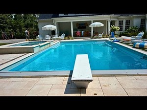 Vinyl liner 20x40 with spill over sundeck complete build Time-lapse [Inground pool construction]