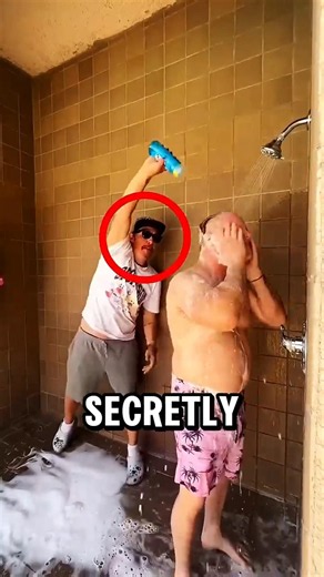 Did This Son’s Shower Prank Go Too Far? 😆🫧🚿