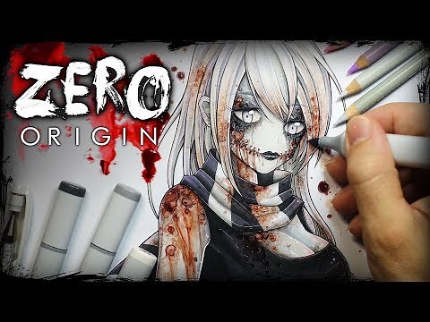 "ZERO" Origin STORY: Creepypasta + Drawing (Scary Horror Stories)