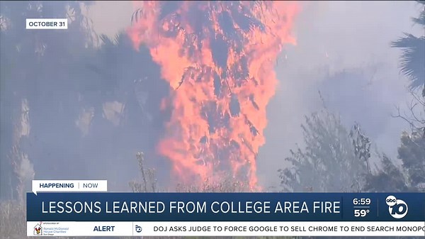 Lessons learned from College Area fire
