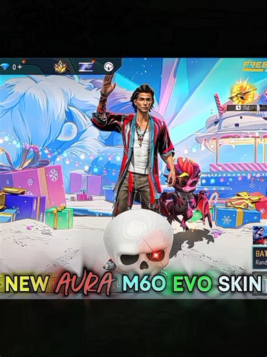"New M60 Evo Skin😱 Free Fire Update | Must-See Features & Animations!"