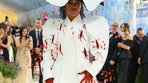Naomi Osaka on the red carpet of the 2026 Met Gala.