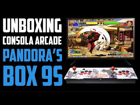 🕹️👾Como en las maquinitas, Unboxing✅📦: Consola Arcade Retro Pandoras Box 9S