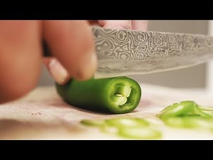Sharp Japanese Knife Cutting Vegetables: ASMR (No Talking)