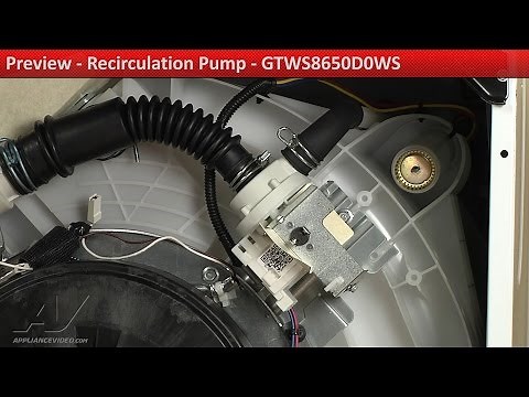 GE Washer - Will Not Drain All the Way - Recirculation-Pump Repair and Diagnostic