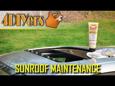 How to Clean and Lubricate a Slow or Sticking Sunroof Mechanism using DeoxIT