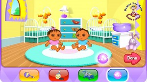 Dora the Explorer - Dora's Playtime With The Twins - Games for Kids
