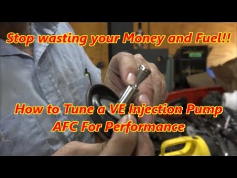 Secrets to Bosch VE Injection Pump AFC Tuning Aneroid More Power, Less Fuel Wasted and Less Smoke