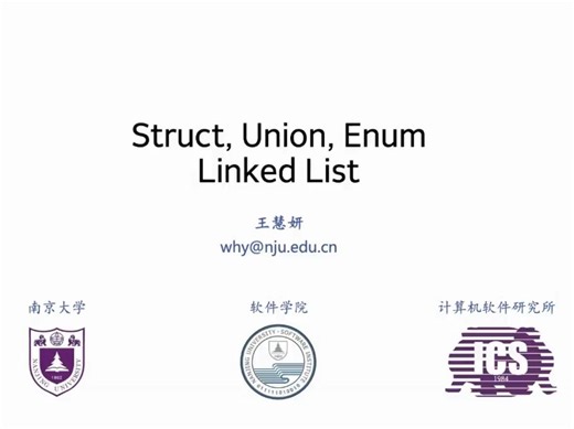 11 Struct, Union, Enum