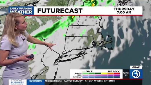 A look at your noon forecast! WFSB - Channel 3 Eyewitness News | Lorin Richardson