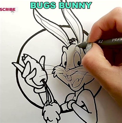 Dibujamos y Coloreamos a Bugs Bunny | Dibujos para niños