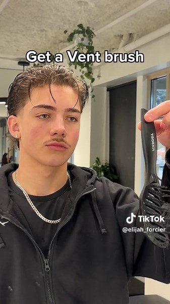 Slick Back Curtains Hairstyle Tutorial for Men