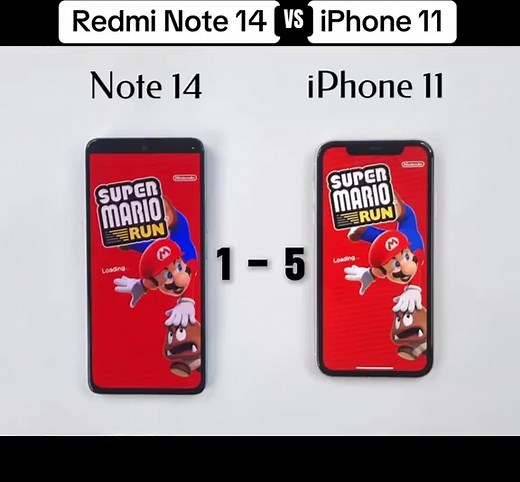 iPhone 11 vs Redmi Note 14: Speed Test Comparison