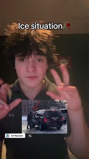 Im not saying that ice should have done what they did but there was obviously plenty of ways to avoid this from happening she stopped in the middle of the road stopping them from doing there job even if u dont agree with what there doing its law enforcement why would u put urself in that situation.#relatable #iceagent #fyp #viral #blowthisup