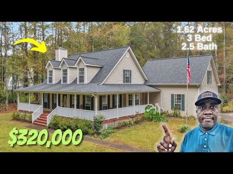1.5 Acres in Hampton Georgia - $320,000 Home Walk Through