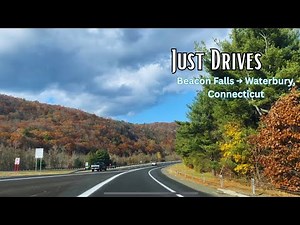 Scenic Drive from Beacon Falls to Waterbury CT | Early November Fall Colors 🍁
