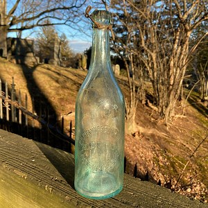 Antique Philip Pfannebecker JR. Paterson NJ Quart Blob Top Beer / Soda Bottle | eBay