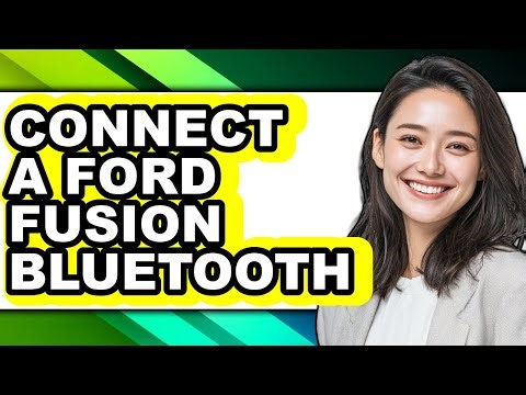 How to Connect a Ford Fusion Bluetooth (Easy Method)