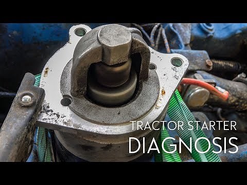 Trouble Shooting a Tractor Starter | HOW I GOT IT TO KEEP RUNNING