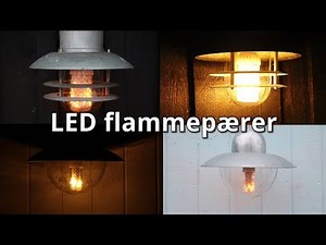 LED pære sætter ild i lampen - LED flammepære Firelamp