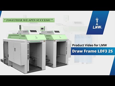 LMW LDF3 2S Twin Delivery Auto Leveller Draw Frame: High-Speed & Efficient Processing
